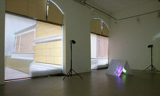 Eike: view into the exhibition, Erika Dek Gallery, 2012, photo: Zoltn Kerekes