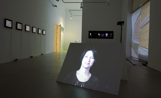 Eike: view into the exhibition, Erika Dek Gallery, 2012, photo: Zoltn Kerekes