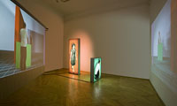 Eike: Temptation, 2010, 3-channel video installation with 2 light-boxes, 1:08, photo: Zoltn Kerekes, Erika Dek Gallery, 2010