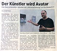 Andr Pause: Der Knstler wird Avatar, Neue Braunschweiger Zeitung, 9.7.2016